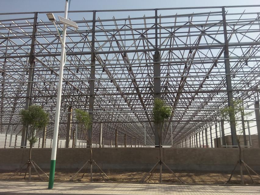 永城汽车工业厂房网架